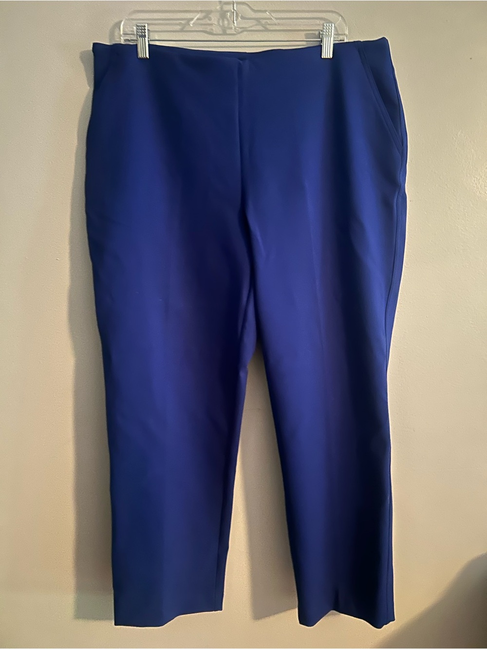 Rachel Zoe Cropped Slim Ankle Pants in Cobalt Blue